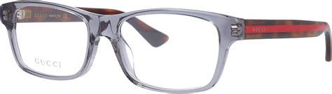 gucci gg 0006 oa|Gucci Square Eyeglasses Grey/Havana/Transparent .